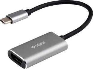 Yenkee adapteris USB C - HDMI 4K@30Hz, 0.2m, pilkas/juodas kaina ir informacija | Adapteriai, USB šakotuvai | pigu.lt