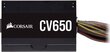Corsair CV Series CV650 цена и информация | Maitinimo šaltiniai (PSU) | pigu.lt