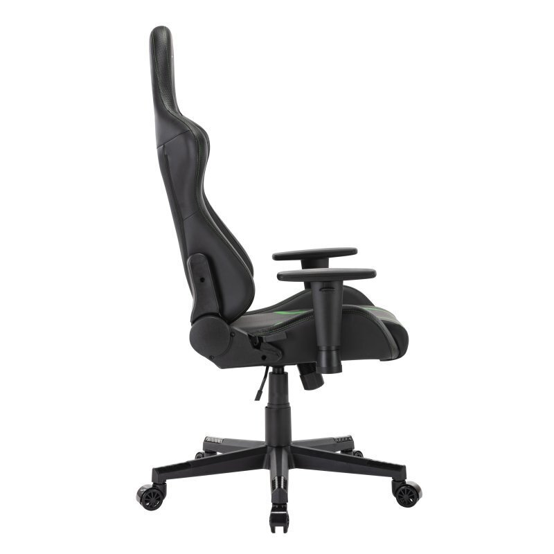 Žaidimų kėdė L33T Gaming Energy, juoda/žalia цена и информация | Biuro kėdės | pigu.lt
