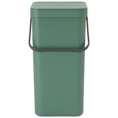 Brabantia мусорный ящик, 16л, зеленый цена и информация | Мусорные баки | pigu.lt