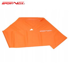 Резина сопротивления для фитнеса и TRX SportVida, 200х15х0.45 см, оранжевая цена и информация | Ленты сопротивления, кольца | pigu.lt