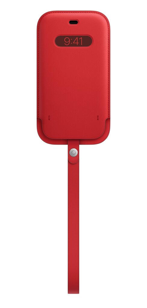 Apple Leather Sleeve MagSafe MHMR3ZM/A (PRODUCT)RED цена и информация | Telefono dėklai | pigu.lt
