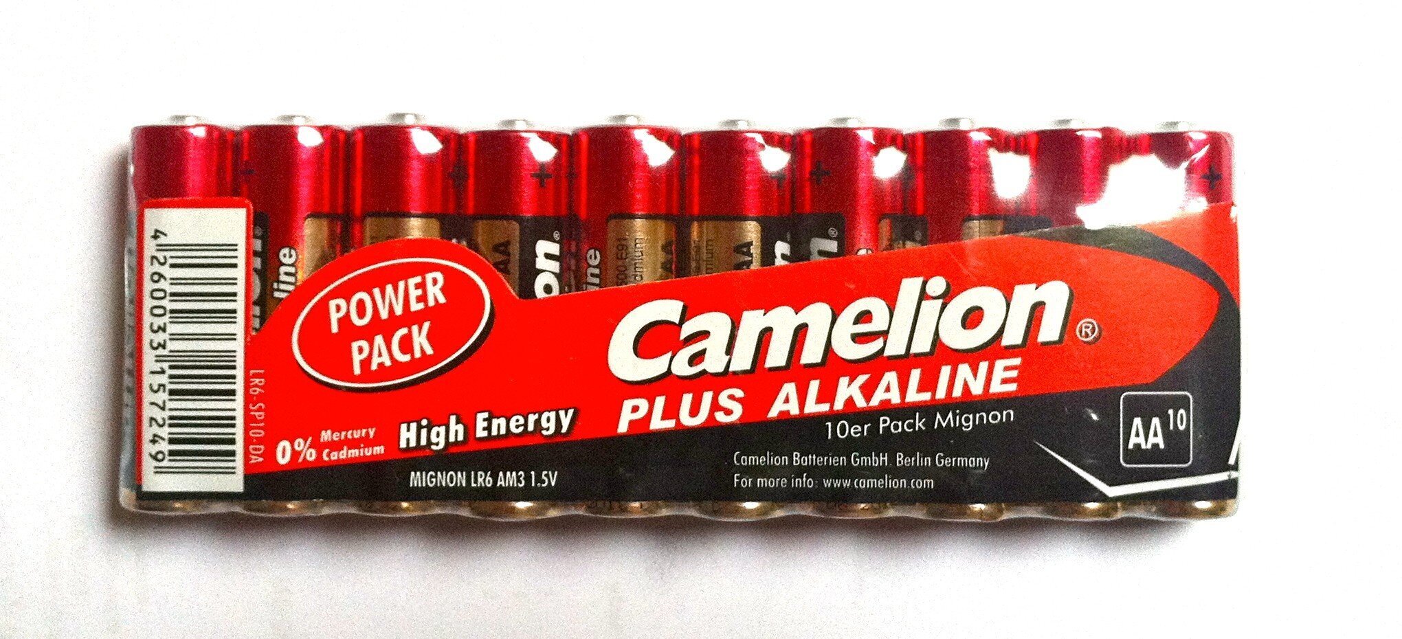 Elementai Camelion alkaline AA LR06-SP10 10 vnt. kaina ir informacija | Elementai | pigu.lt