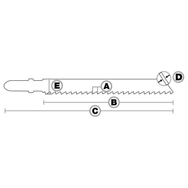 Pjūklelis 4226 (T101AO), 2 vnt. цена и информация | Mechaniniai įrankiai | pigu.lt