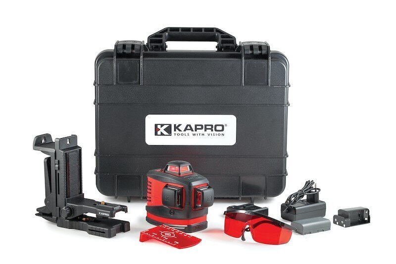 Lazerinis matuoklis Kapro 3D kaina ir informacija | Mechaniniai įrankiai | pigu.lt