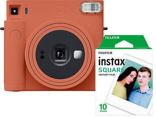 Fujifilm Instax Square SQ1, terracotta orange + 10 fotolapelių kaina ir informacija | Momentiniai fotoaparatai | pigu.lt