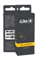 ILike Car Charger ICC01 цена и информация | Зарядные устройства для телефонов | pigu.lt