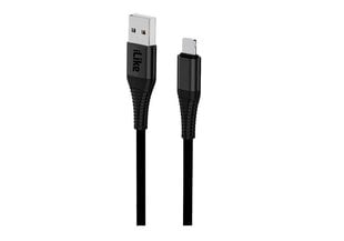 iLike ICT01 Прочный TPE USB на USB-C (Type-C) быстрый  3.1A Кабель данных и заряда Cable 1m Черный цена и информация | Кабели для телефонов | pigu.lt