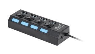 Quer Pro 3.0 USB Hubs 1 x 4 kaina ir informacija | Adapteriai, USB šakotuvai | pigu.lt