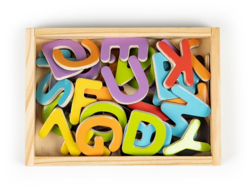 Magnetinių raidžių ir skaičių rinkinys EcoToys kaina ir informacija | Lavinamieji žaislai | pigu.lt