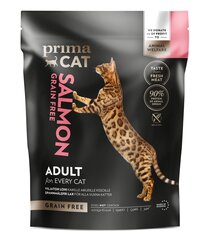 PrimaCat Be grūdų Lašiša Suaugusioms Katėms 1,4 kg цена и информация | Сухой корм для кошек | pigu.lt