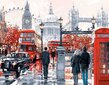Deimantinės mozaikos rinkinys Londono gatvė 40x50 cm kaina ir informacija | Deimantinės mozaikos | pigu.lt