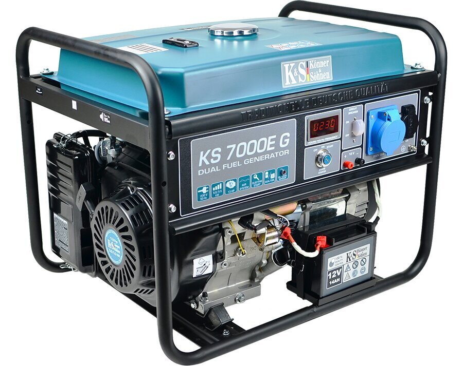 Generatorius Konner&Sohnen KS7000E-G kaina ir informacija | Elektros generatoriai | pigu.lt