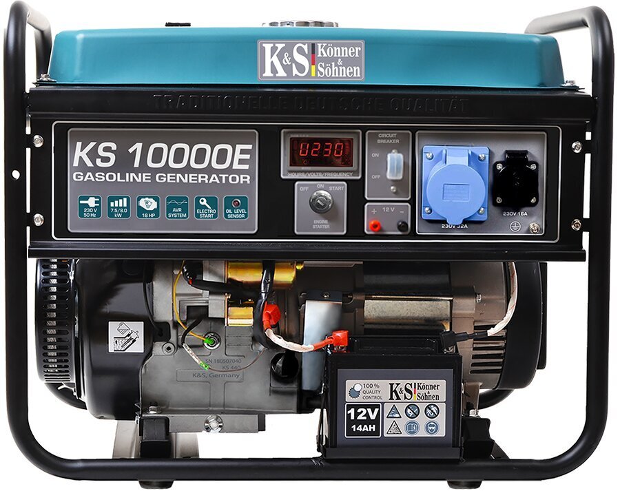 Generatorius Konner&Sohnen KS10000E kaina ir informacija | Elektros generatoriai | pigu.lt
