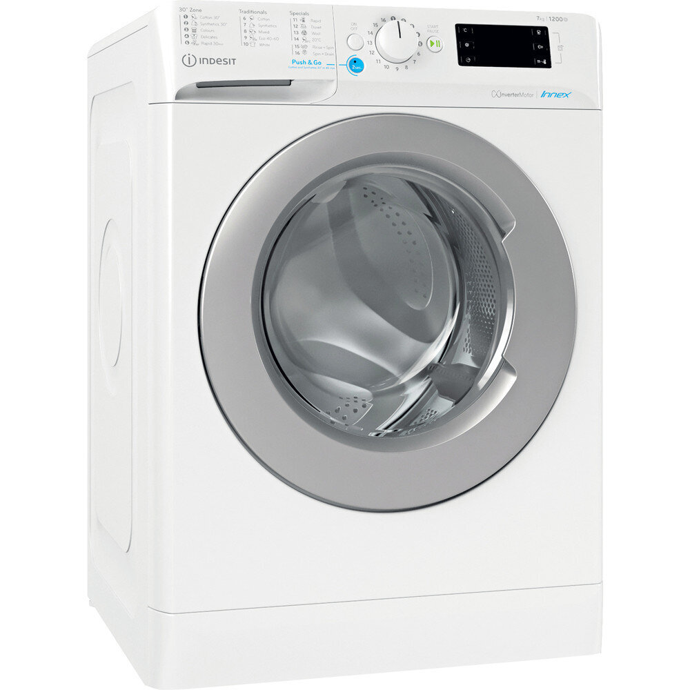 Indesit BWE 71283X WS EE N цена и информация | Skalbimo mašinos | pigu.lt