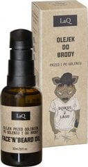 Barzdos aliejus LaQ Wild Savage, 30 ml цена и информация | Косметика и средства для бритья | pigu.lt