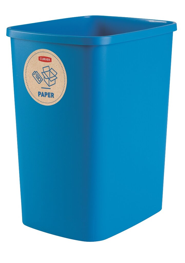 Deco Flip Bin 3x25L mėlynas/žalias/geltonas atliekų kibiras be dangčio цена и информация | Šiukšliadėžės | pigu.lt