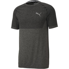 Laisvalaikio marškinėliai vyrams Puma RTG Evoknit Basic Tee 58150501, juodi kaina ir informacija | Vyriški marškinėliai | pigu.lt