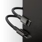 Baseus (CATWJ-A01) USB Type-C - USB Type-C cable Power Delivery Quick Charge 100W 5A 2m, juodas kaina ir informacija | Laidai telefonams | pigu.lt