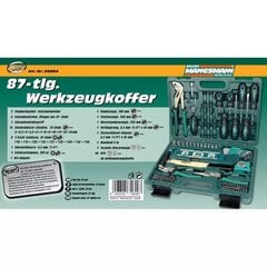 Įrankių rinkinys Brüder Mannesmann, 86 dalių, 29084 kaina ir informacija | Mechaniniai įrankiai | pigu.lt