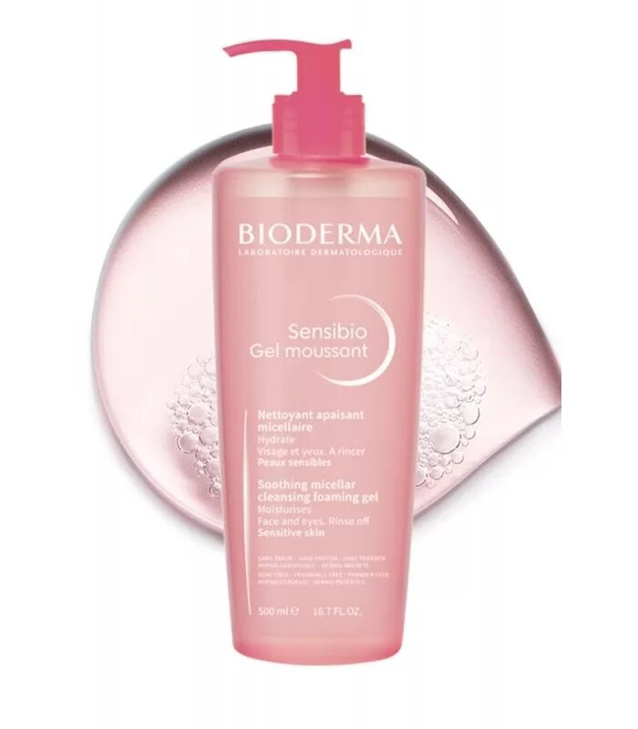 Valomasis veido gelis Bioderma Sensibio, 500 ml цена и информация | Veido prausikliai, valikliai | pigu.lt