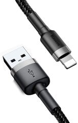 Baseus CALKLF-CG1, USB Lightning, 2 м цена и информация | Кабели для телефонов | pigu.lt