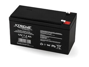 Свинцовый аккумулятор Xtreme 7.2Ач 12В цена и информация | Akumuliatoriai | pigu.lt