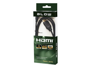 Blow, HDMI - Mini HDMI, 1.5 m kaina ir informacija | Kabeliai ir laidai | pigu.lt