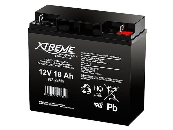 Švino akumuliatorius Xtreme AP18/12 18Ah 12V kaina ir informacija | Akumuliatoriai | pigu.lt