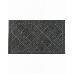 Придверный коврик "Contours" 45 x 75 см, серый цена и информация | Придверные коврики | pigu.lt