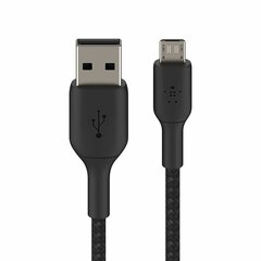 Belkin CAB007bt1MBK, Micro USB, 1 m kaina ir informacija | Laidai telefonams | pigu.lt