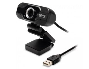 Savio CAK-01 USB Full HD вебкамера цена и информация | Компьютерные (Веб) камеры | pigu.lt