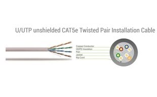 Sbox UTP-05Y Cat5E 0.5 M цена и информация | Кабели и провода | pigu.lt