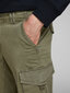 Kelnės vyrams Jack&Jones Jjipaul Jjflake AKM 542 Olive Night 12141844 kaina ir informacija | Vyriškos kelnės | pigu.lt