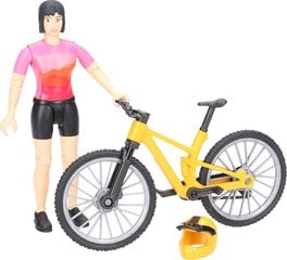 Фигурка велосипедистки Брудер цена и информация | Развивающие игрушки | pigu.lt