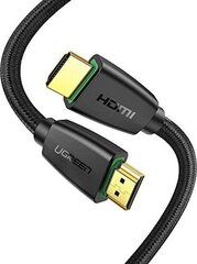 Кабель HDMI UGREEN, 4K, 2м, черный, HD118 цена и информация | Кабели и провода | pigu.lt