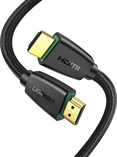 Ugreen HD118 HDMI laidas, 4K 2m, juodas kaina ir informacija | Kabeliai ir laidai | pigu.lt