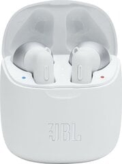 JBL Tune 225 TWS T225TWSWHT kaina ir informacija | Ausinės | pigu.lt