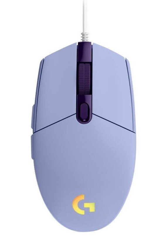Logitech G203, violetinė kaina ir informacija | Pelės | pigu.lt