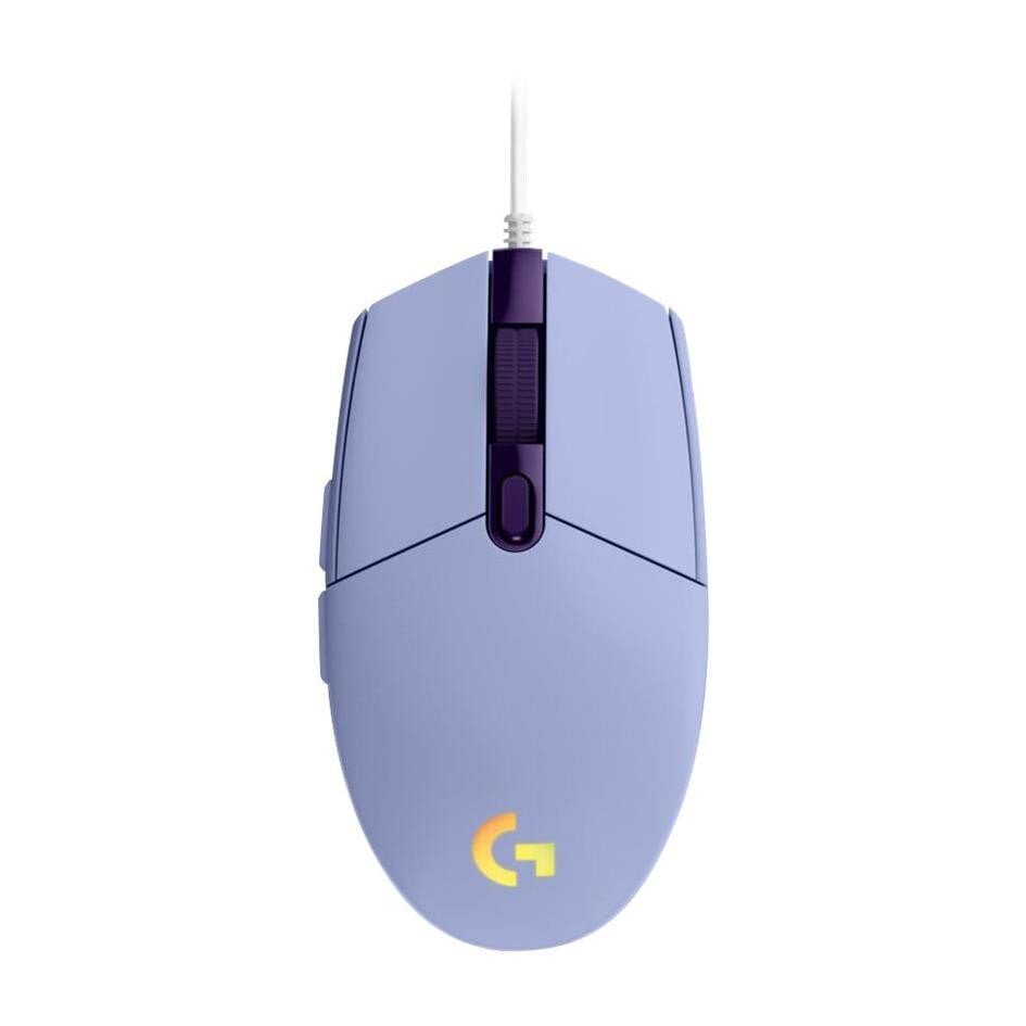 Logitech G203, violetinė kaina ir informacija | Pelės | pigu.lt