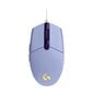 Logitech G203, violetinė kaina ir informacija | Pelės | pigu.lt