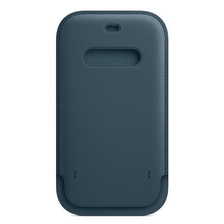 Apple iPhone 12 mini Leather Sleeve with MagSafe, Baltic Blue цена и информация | Telefono dėklai | pigu.lt