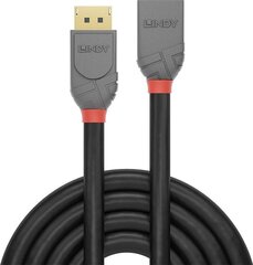 Lindy displayPort, 0.5 m kaina ir informacija | Kabeliai ir laidai | pigu.lt