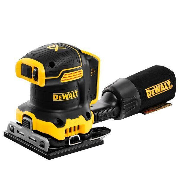 Belaidis orbitinis lakštinis šlifuoklis 18V DeWalt DCW200N-XJ (be akumuliatoriaus) kaina ir informacija | Šlifuokliai | pigu.lt