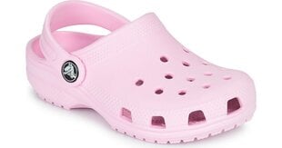 Crocs™ klumpės vaikams Kids' Classic Clog, rožinės kaina ir informacija | Guminės klumpės vaikams | pigu.lt