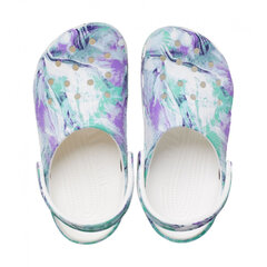 Женские тапочки Crocs™ Classic Tie Dye Graphic Sandal 166808 цена и информация | Комнатные тапки женские | pigu.lt