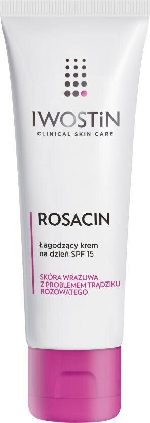 Dieninis raminantis veido kremas Iwostin Rosacin, 40 ml цена и информация | Veido kremai | pigu.lt