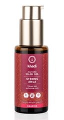 Plaukų aliejus Strong Amla Khadi Naturprodukte, 50 ml kaina ir informacija | Priemonės plaukų stiprinimui | pigu.lt