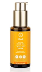 Освежающее масло для волос Vitality Grow Revitalizing Khadi Naturprodukte, 50 мл цена и информация | Средства для укрепления волос | pigu.lt