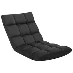 Sulankstomas čiužinukas-kėdė, juoda цена и информация | Шезлонги | pigu.lt
